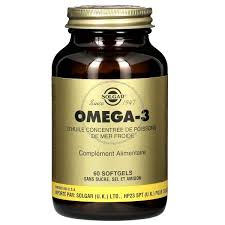 Omega 3 60 unités - acides gras importants - Solgar